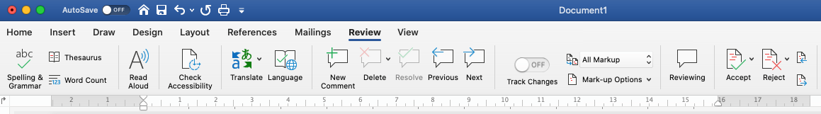 hide reviewer name on track changes microsoft word for mac